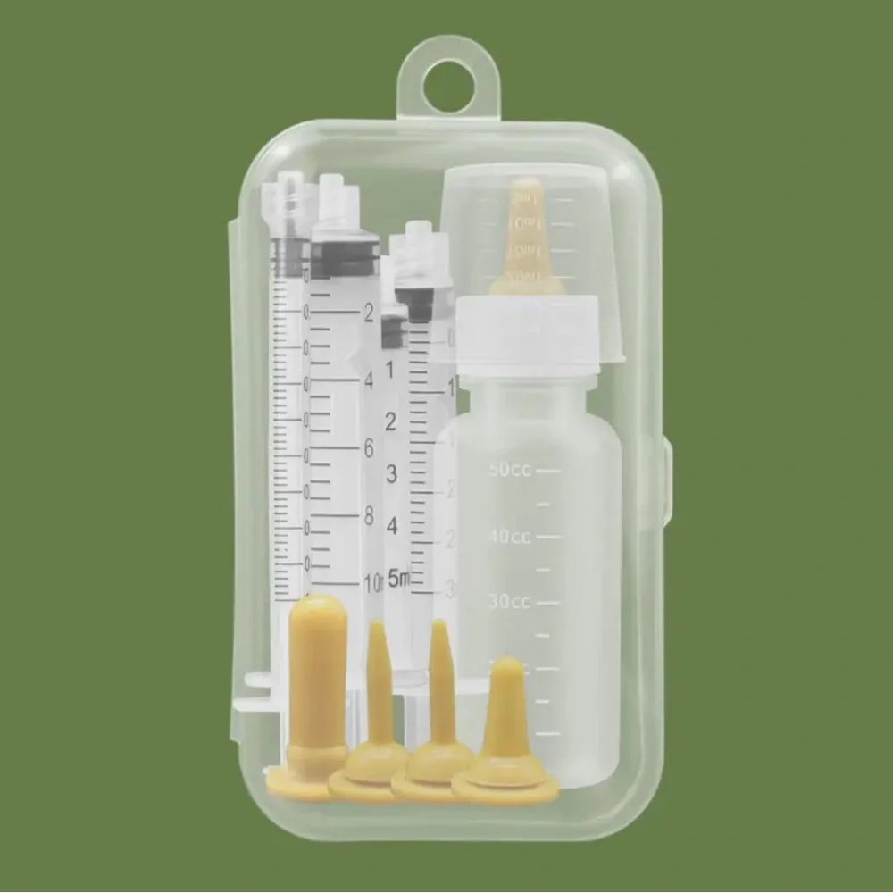 Bottle Nurture Feeding Kit for Small Baby Animals like Kittens & Squirrels